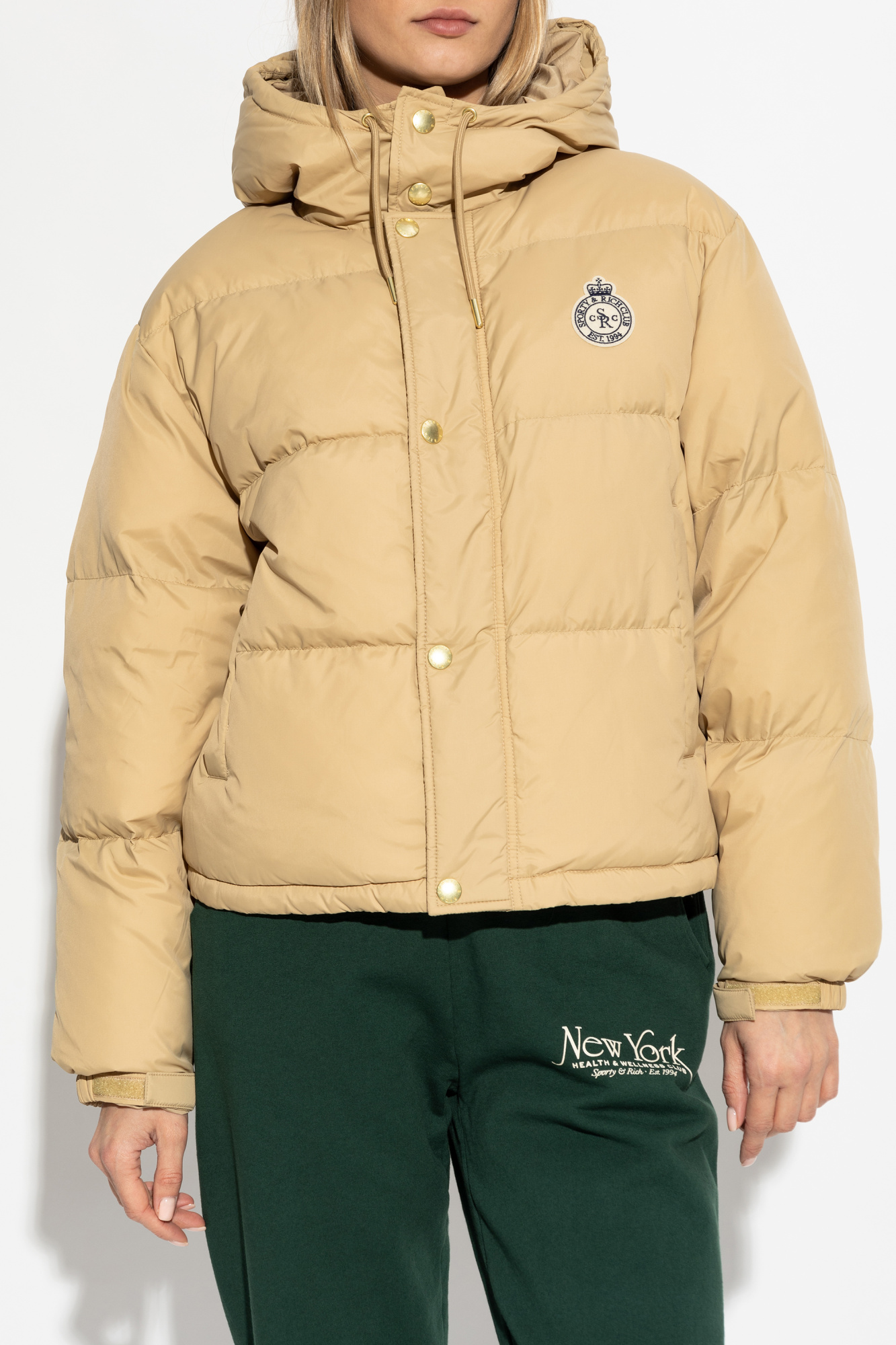 Beige Down jacket from the Countryside collection Sporty Beige Down jacket from the Countryside collection Sporty